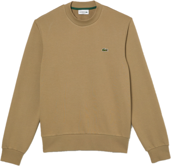 Ao Lacoste Classic Fit Crew Neck Fleece Sweatshirt 'Beige' SH2564-53G-CB8