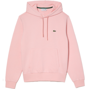 Ao Lacoste Organic Cotton Kangaroo Pocket Sweatshirt 'Pink' SH2567-53G-KF9