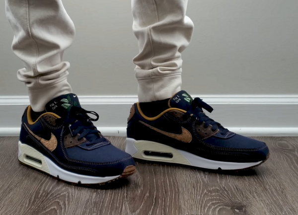 Giày Nike Air Max 90 ‘Cork Obsidian’ DD0385-400 - Ảnh 3