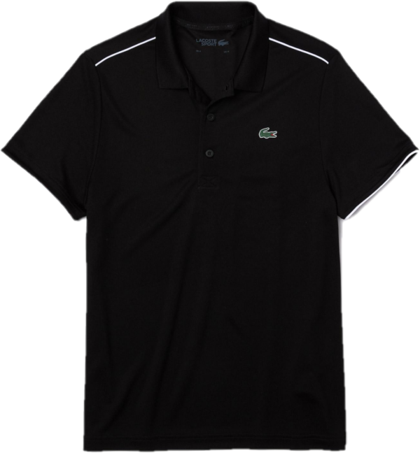 Ao Lacoste Sport Erkek Regular Fit Siyah Polo 'Black' DH2094-258