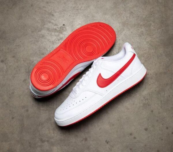 Giày Nike Court Vision Low 'White University Red' CD5463-102 - Ảnh 8