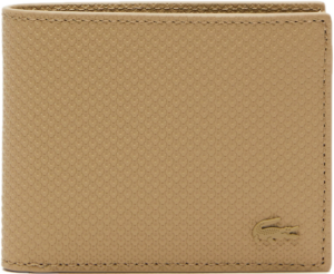 Vi Lacoste Shantaco Pique Leather Card Wallet 'Beige' NH2824C53G-L32