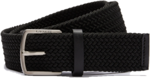 That Lung Lacoste Intaglio Buckle Stretch Knit 'Black' RC4017M53G-000