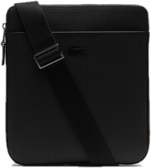 Tui Lacoste Shantaco Matte Pique Leather Flat Bag 'Black' NH2815C53G-000