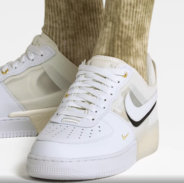 Giay Nike Air Force 1 React 'White Sail Black' DQ7669-100