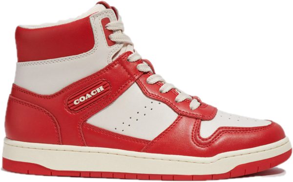 Giay Coach High Top Sneaker 'Sport Red' CG624