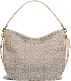 Tui Coach Soft Tabby Hobo In Signature Jacquard 'Brass' C6659-B4SHG