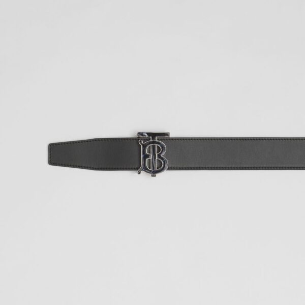 Thắt Lưng Burberry Reversible Monogram Motif 'Black Grey' p80493971 - Ảnh 3