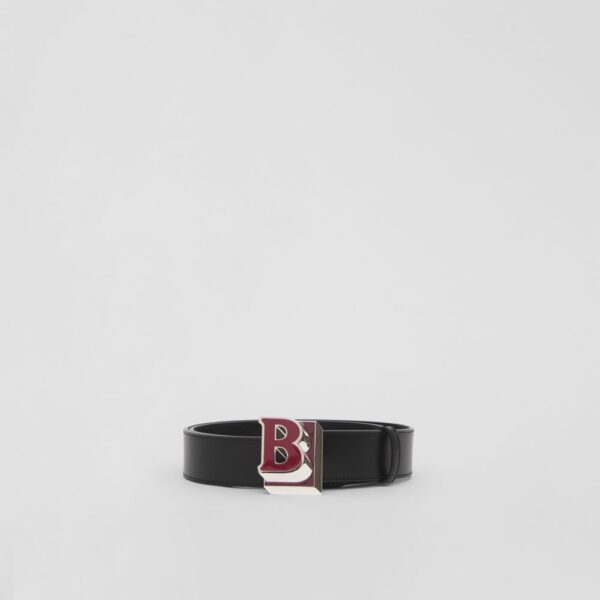 Thắt Lưng Burberry Letter Graphic Leather Belt 'Black' - Ảnh 4