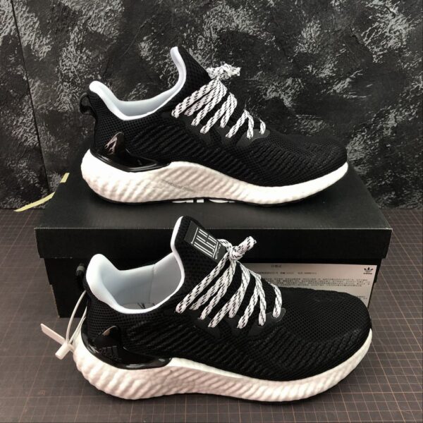 Giày Adidas AlphaBoost 'Black White' EG6537 - Ảnh 3