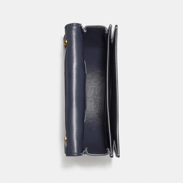 Túi Coach Alie Saddle Bag In Signature Jacquard Midnight Navy C3464-B4RH3 - Ảnh 4