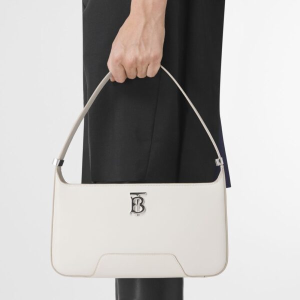 Túi Burberry Leather TB Shoulder Bag 'Pale Vanilla' - Ảnh 3
