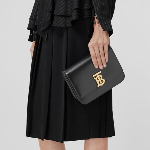 Túi Burberry Small Leather TB Bag 'Black' - Ảnh 3
