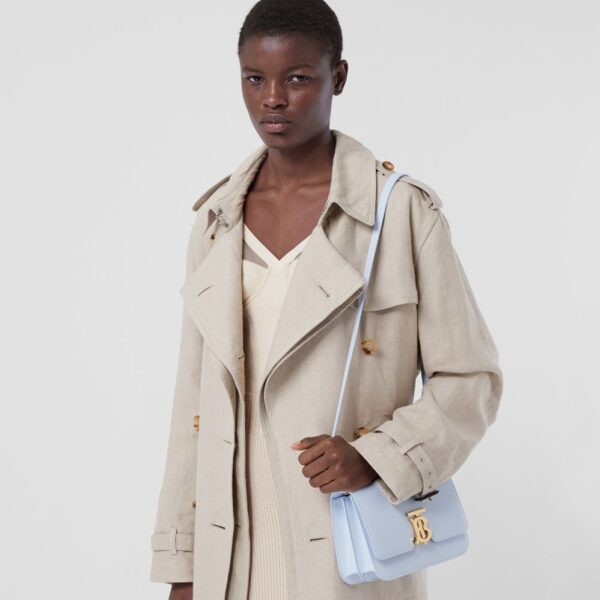 Túi Burberry Small Leather TB Bag 'Pale Blue' p80430541 - Ảnh 2
