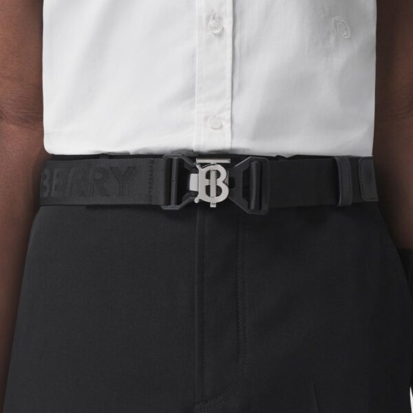 Thắt Lưng Burberry Monogram Motif and Logo Webbed Jacquard Belt 'Black' p80515101 - Ảnh 3