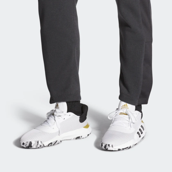 Giày Adidas Pro Bounce 2019 Low 'White Black Gold' EF0472 - Ảnh 5