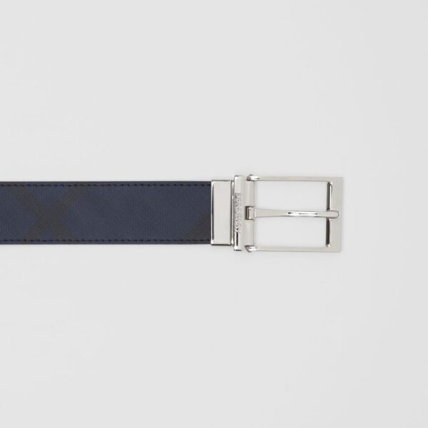 Thắt Lưng Burberry Reversible London Check and Leather Belt 'Navy' p80401901 - Ảnh 2