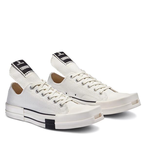 Giày Converse Rick Owens x TURBODRK Chuck 70 Low 'Lily White' 172345C - Ảnh 2