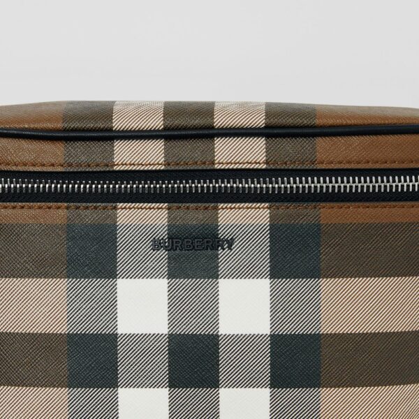 Túi Burberry Check and Leather Bum Bag 'Dark Birch Brown' p80528061 - Ảnh 2