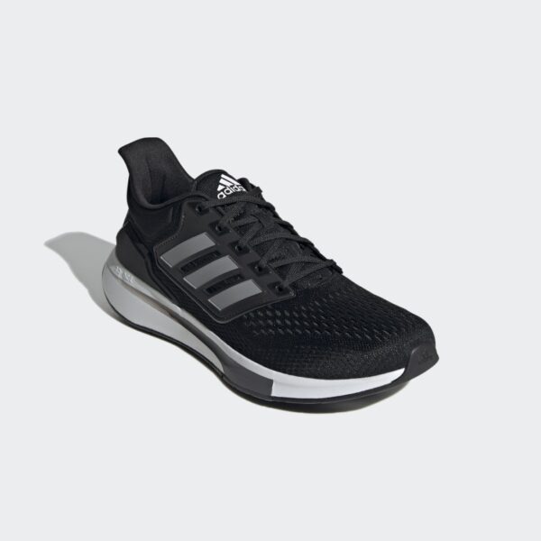 Giày Adidas EQ21 Run 'Black Iron Metallic' H00512 - Ảnh 4