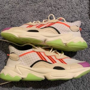 Alternative view of Giày Adidas Ozweego 'Signal Green Purple' FX3814