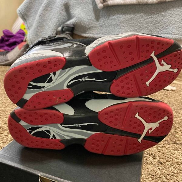 Giày Nike Air Jordan 8 Retro GS 'Bred' 305368-022 - Ảnh 3