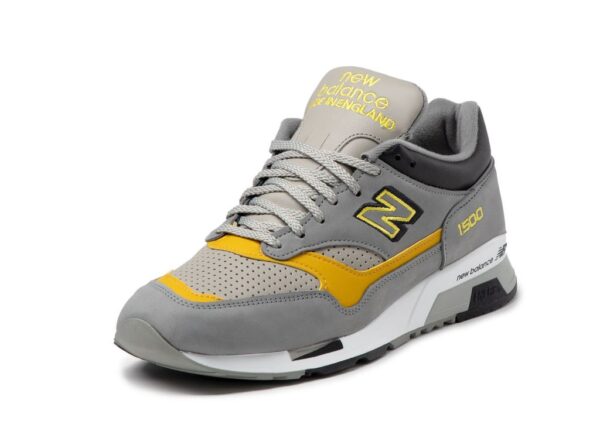 Giày New Balance 1500 Made in England 'Grey Yellow' M1500GGY - Ảnh 7