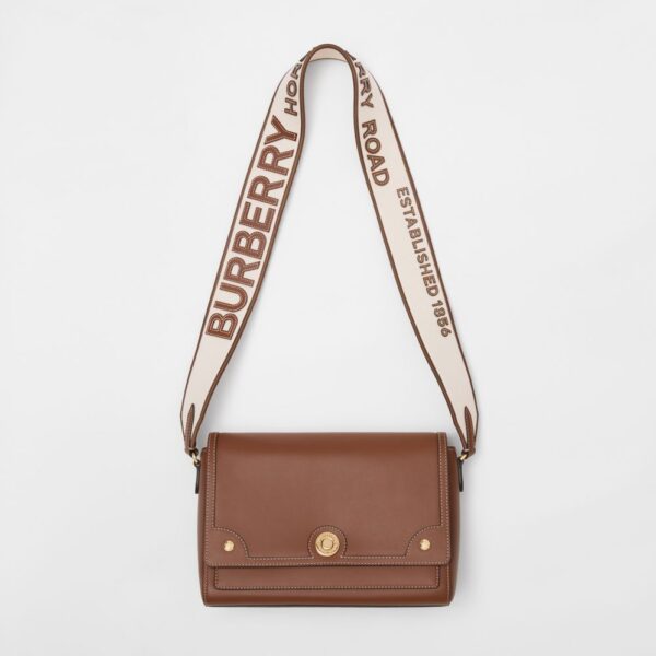 Túi Burberry Topstitched Leather Note Crossbody Bag 'Tan' P80430551 - Ảnh 4