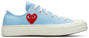 Giày Converse Comme des Garçons PLAY x Chuck 70 Low 'Bright Blue' 168303C