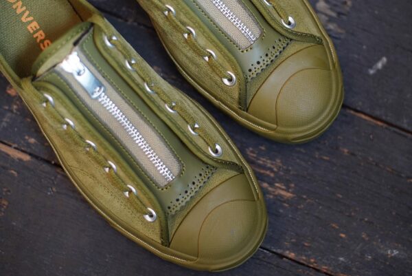 Giày Converse Jack Purcell Zip 'Gold' 168702C - Ảnh 2