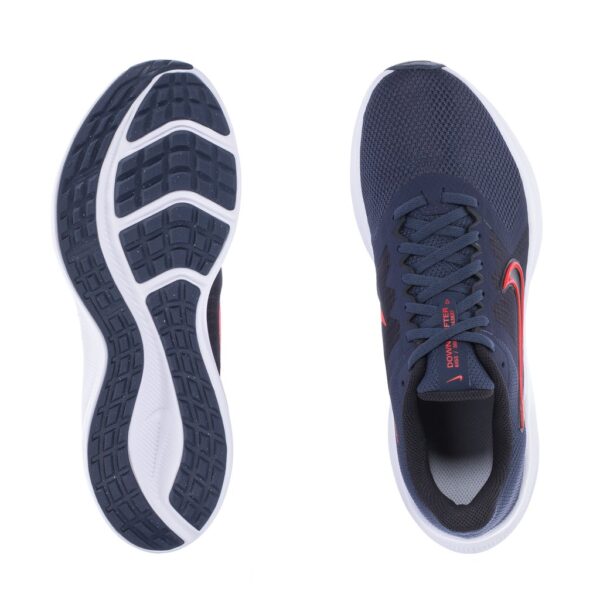 Giày Nike Downshifter 11 'Thunder Blue Chile Red' CW3411-400 - Ảnh 4