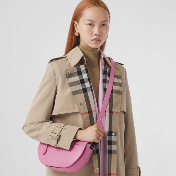 Túi Burberry Small Leather Olympia Bag 'Primrose Pink' - Ảnh 3