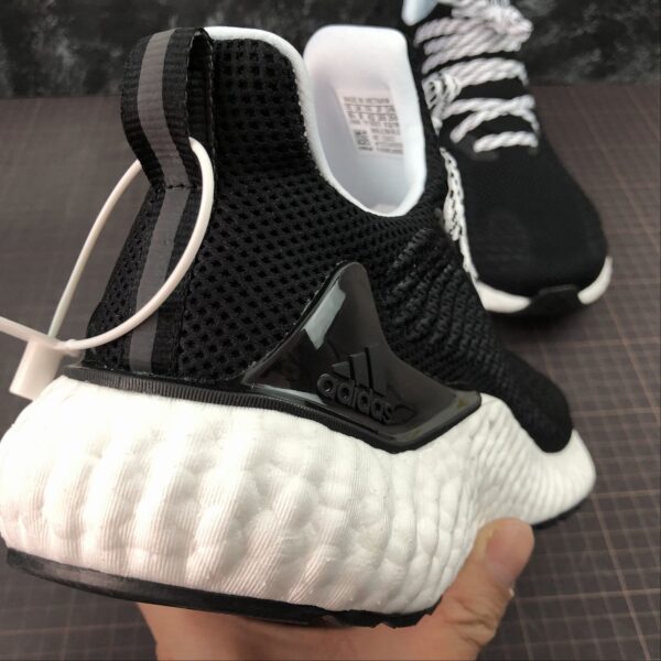 Giày Adidas AlphaBoost 'Black White' EG6537 - Ảnh 2