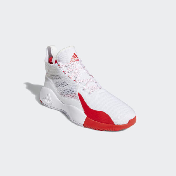 Giày Adidas D Rose 773 2020 'White Vivid Red' FX7120 - Ảnh 5