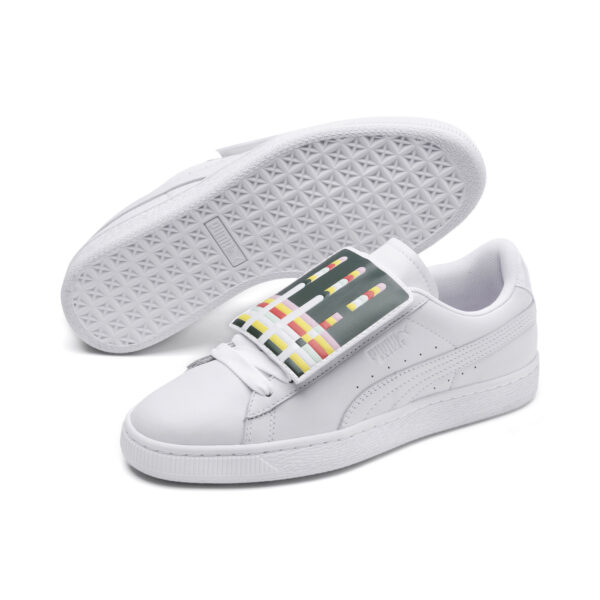 Giày Puma Wmns Basket Badge 'White' 369183-01 - Ảnh 6