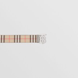 Alternative view of Thắt Lưng Burberry Reversible Monogram Motif Vintage Check Belt 'Archive Beige Black'