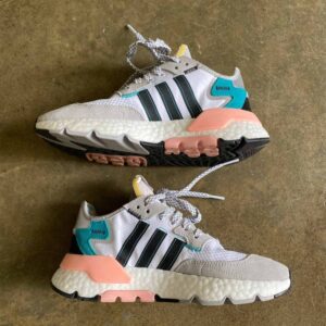 Alternative view of Giày Adidas Nite Jogger 'White Hi-Res Aqua' FV3852