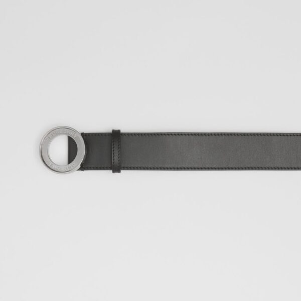 Thắt Lưng Burberry Engraved Buckle Leather Belt 'Black' P80493801 - Ảnh 2