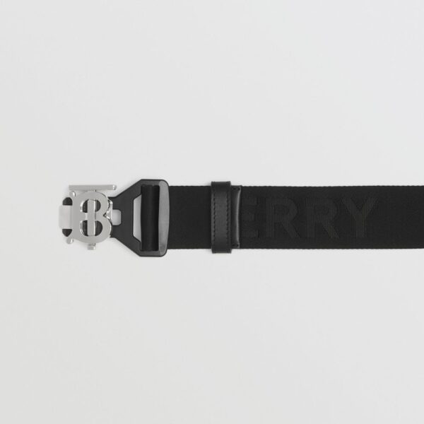 Thắt Lưng Burberry Monogram Motif and Logo Webbed Jacquard Belt 'Black' p80515101 - Ảnh 2
