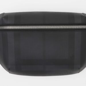 Alternative view of Túi Burberry Medium London Check and Leather Bum Bag 'Dark Charcoal' p80142371