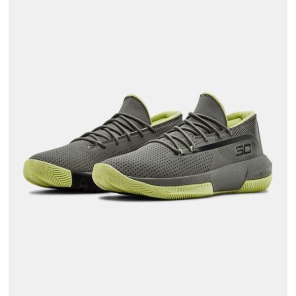 Giày Under Armour Curry 3Zer0 3 'Grey Gravity Green' 3022048-302 - Ảnh 3