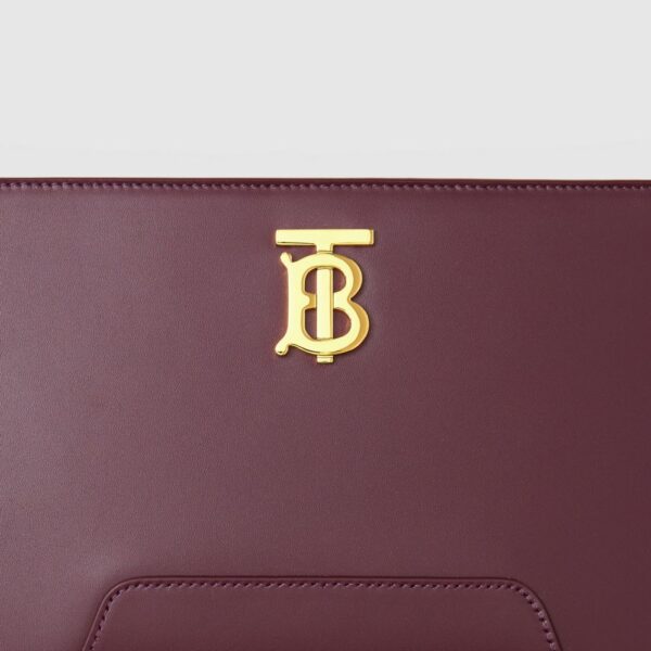 Túi Burberry Leather TB Shoulder Bag 'Deep Maroon' - Ảnh 2