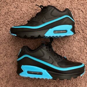 Alternative view of Giày Nike Undefeated x Air Max 90 'Black Blue Fury' CJ7197-002