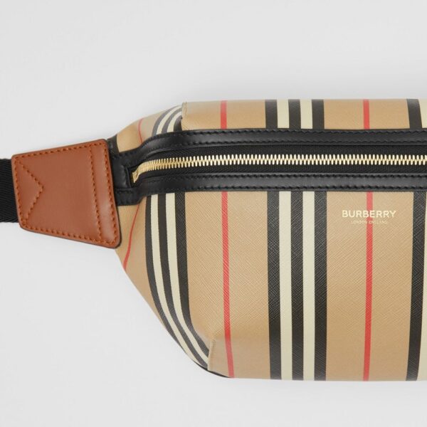 Túi Burberry Icon Stripe Sonny Bum Bag 'Archive Beige' - Ảnh 2