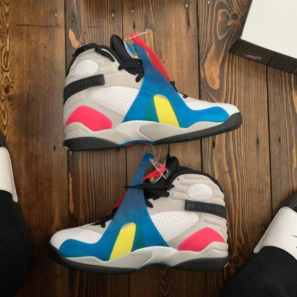 Giày Nike Air Jordan 8 Retro SP SE 'Multi-Color' BQ7666-100 - Ảnh 5