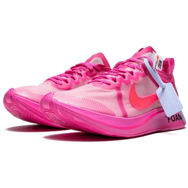 Giày Nike Off-White x Zoom Fly SP 'Tulip Pink' AJ4588-600 - Ảnh 10