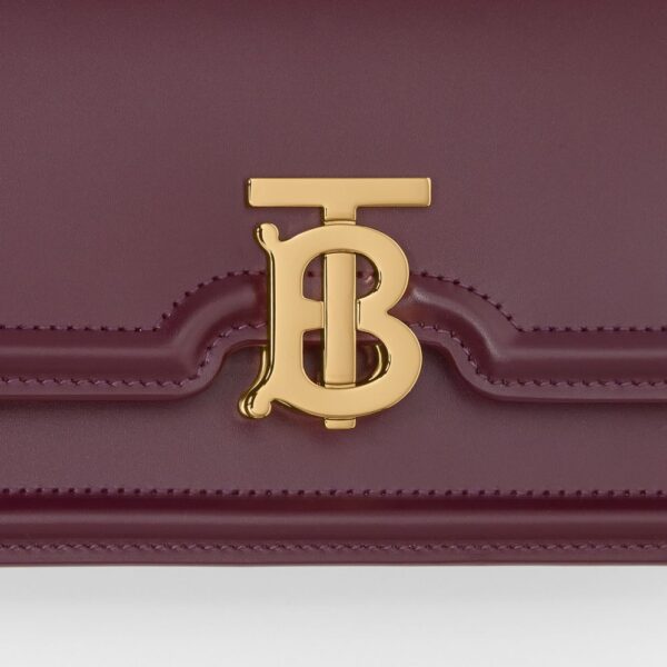 Túi Burberry Mini Leather Chain TB Bag 'Deep Maroon' - Ảnh 2
