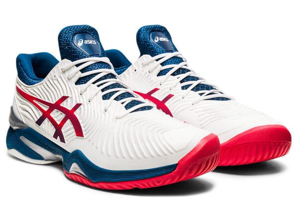 Giày Asics Court FF 2 Novak 'White Mako Blue' 1041A083-102 - Ảnh 3