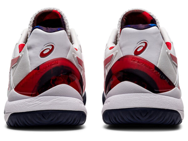 Giày Asics Gel Resolution 8 LE 'White Classic Red' 1041A292-110 - Ảnh 4