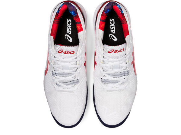 Giày Asics Gel Resolution 8 LE 'White Classic Red' 1041A292-110 - Ảnh 5